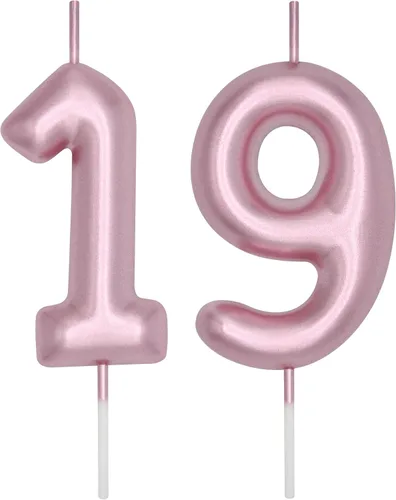 Miniatura 300 de DERVENTA Vela con números de 2.36 pulgadas, decoración perfecta para cumpleaños, brunch, postre, pastel, 1 pieza (número 0 rosa)