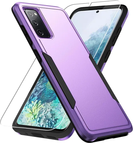 Miniatura 8 de Samung S20 FE 5G - Funda protectora para Samsung Galaxy S20 FE 5G, con protector de pantalla [probada contra caídas de grado militar], funda Negro