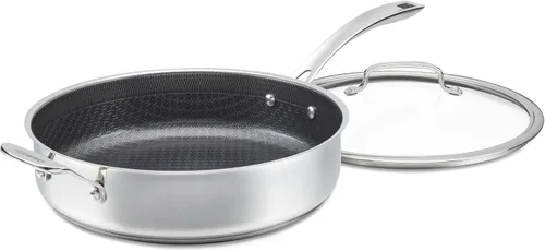 Miniatura 12 de Cuisinart FusionPlus - Juego de utensilios de cocina antiadherentes de acero inoxidable, juego de cocción de sartenes de 5 piezas con tecnología