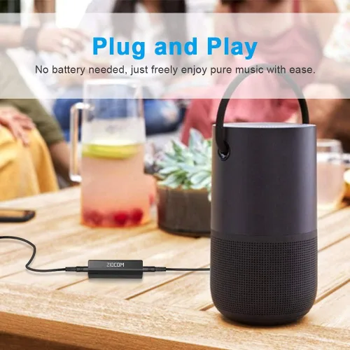Miniatura 5 de ZIOCOM Aislador de ruido de bucle de tierra, filtro de ruido, elimina el ruido de zumbidos para tu sistema de audio de automóvil/estéreo doméstico