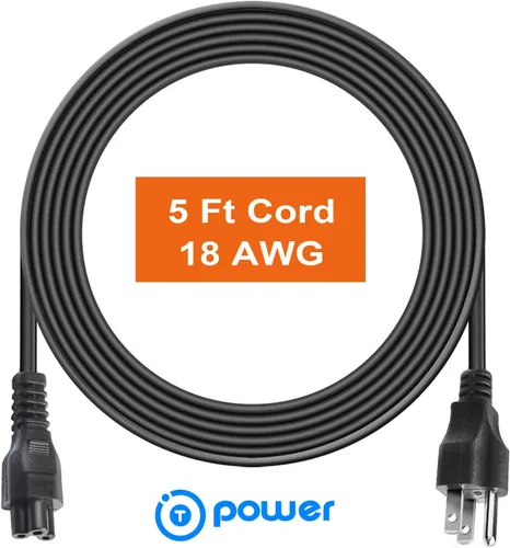Miniatura 3 de T POWER Cable de alimentación de TV de 5 pies de largo para LG LED LCD Smart 1080p HDTV 32LB5600 42LN5400 42LB5600 42LN5700 42LN5300 47LB5800