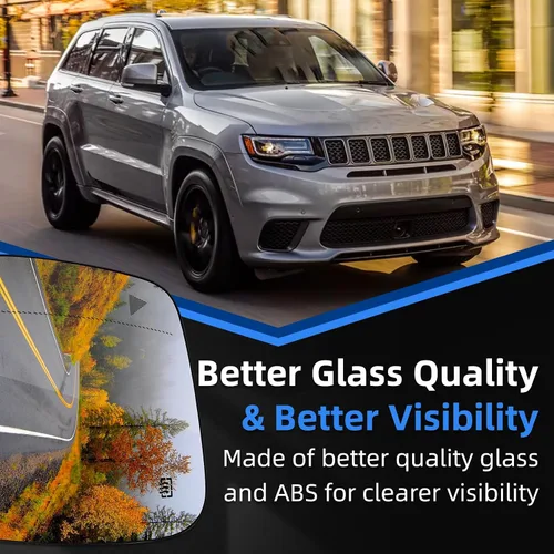 Miniatura 5 de Espejo lateral del conductor de repuesto para Jeep Grand Cherokee 2011-2020, para Dodge Durango 2014-2019, espejo retrovisor lateral izquierdo