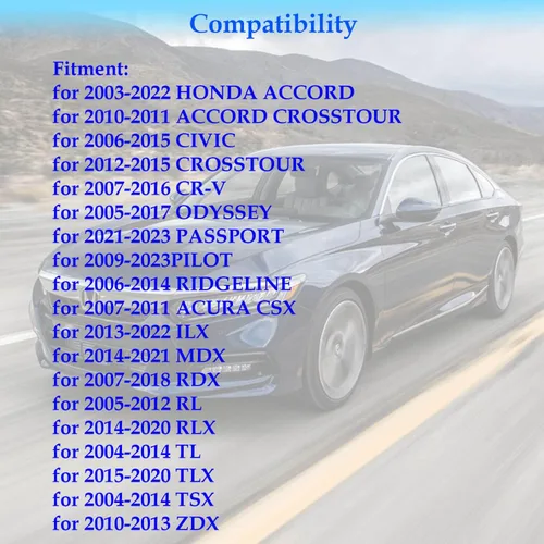 Miniatura 3 de 80292-SDA-407 Filtro de aire de cabina para Honda Accord Civic CRV Odyssey Passport Pilot Ridgeline, Acura MDX RDX RL RLX TL TLX TSX ZDX Reemplazar