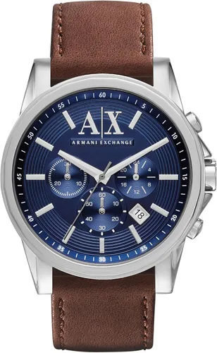 Miniatura 13 de Reloj cronógrafo Armani Exchange AX para hombre con correa de cuero, acero inoxidable o silicona