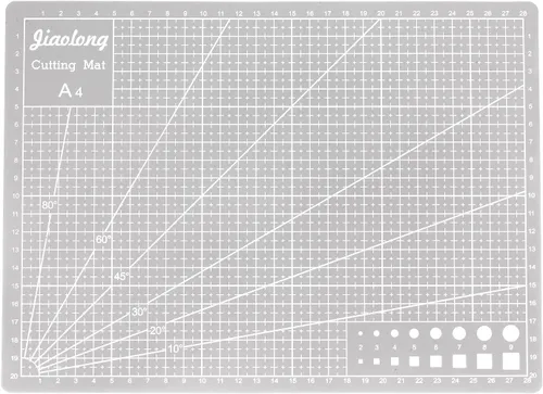 Miniatura 20 de HARFINGTON Alfombrilla de corte autorreparable A5 de 9 x 6 pulgadas, tabla de cortar de doble cara para manualidades, trabajo de arte, corte