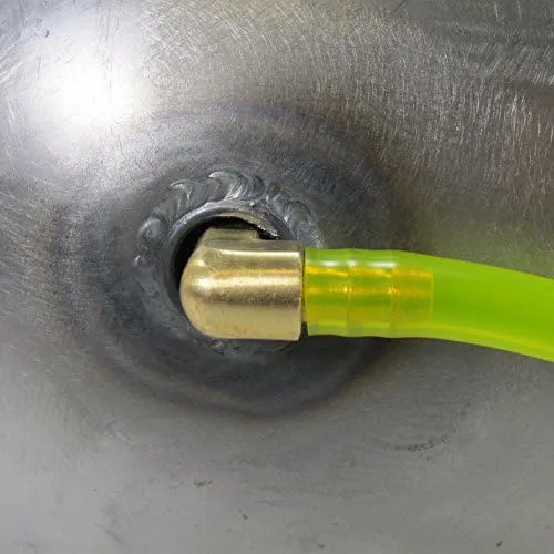 Miniatura 6 de Medidor de combustible para tanque de gasolina "montaje empotrado" para motocicleta, calibre de combustible externo de manguera Tygon color amarillo