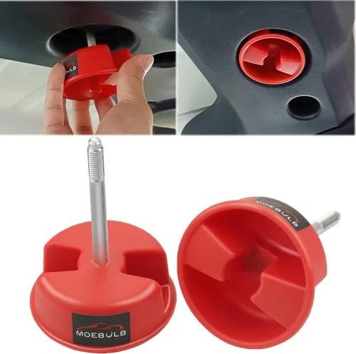 Miniatura 7 de Perilla de tornillo de montaje de panel duro superior rígido, 2 piezas, compatible con Jeep Wrangler JK 2dr y Unlimited 4dr 2007-2019 (negro)