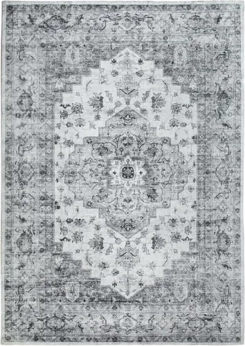 Miniatura 4 de Syalife 6x9 Alfombra Lavable para Área, Ultra Suave Antideslizante, Pila Baja, Alfombra Vintage Resistente a Manchas para Sala de Estar, Alfombra