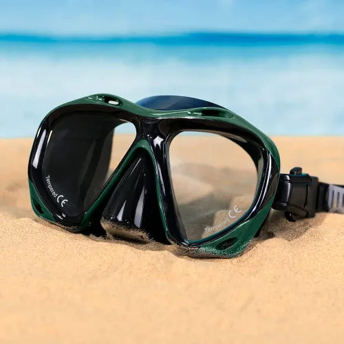 Miniatura 4 de COPOZZ Snorkel Mask Adult – Anti-Fog Scuba Mask with Nose Cover, Tempered Glass Snorkeling Gear for Adults