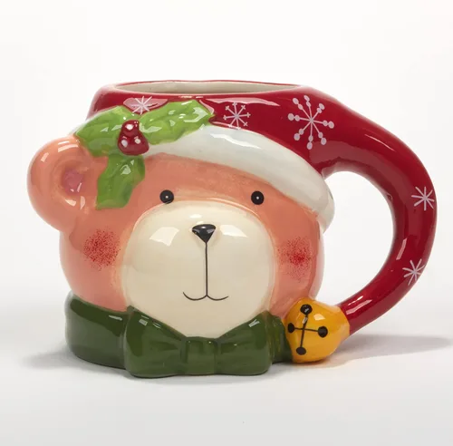 Miniatura 4 de Certified International Holiday 4 Pc. Juego de tazas, 18 onzas, multicolor