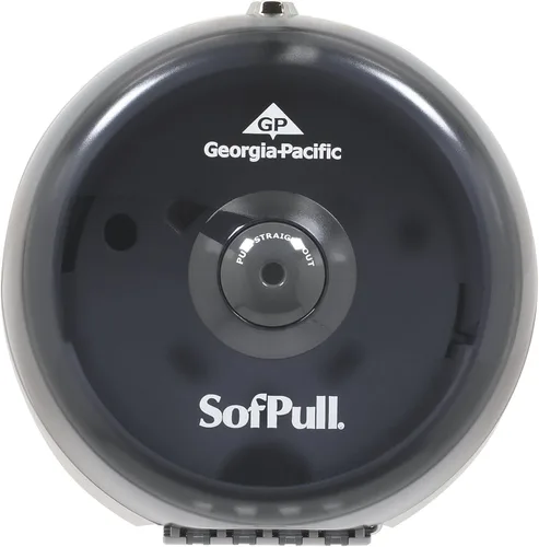 Despachador de pañuelos Georgia-Pacific SofPull con alta capacidad de mini humo, para el cuarto de baño, Humo, 1
