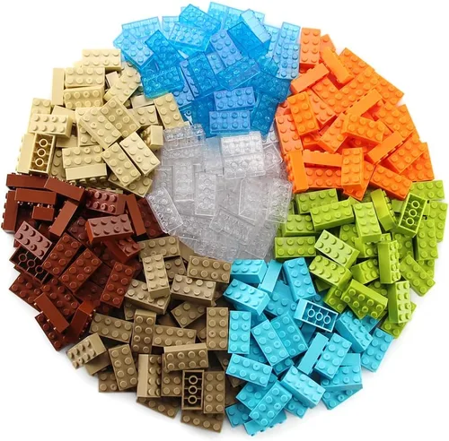 Miniatura 2 de Ladrillos 2x4 320 Piezas Nuevo Conjunto de Juego Creativo de Construcción de Piezas Clásicas Multicolores Bloques de Juguete Accesorios Compatibles