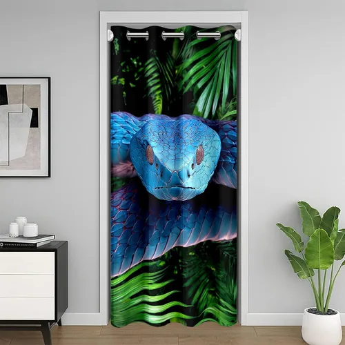 Miniatura 41 de Erosebridal Cortina de puerta de teñido anudado, cortina opaca bohemia, cortina exótica abstracta en espiral, elegante cortina hippie para puerta