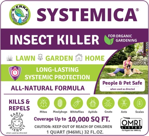 Miniatura 2 de Sierra Natural Science - Asesino de insectos Systemica - Insecticida pulverizador de extremo de manguera - 32oz