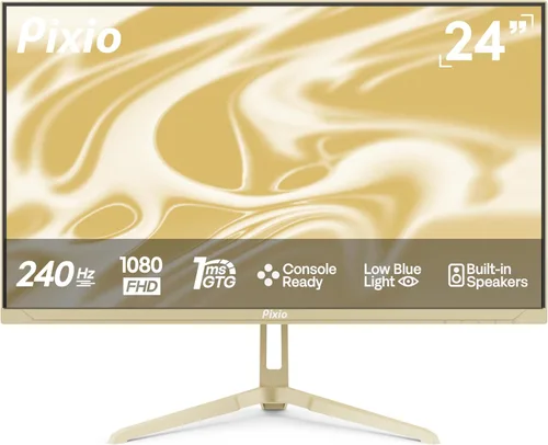 Miniatura 12 de Pixio PX246 Wave Beige 24 pulgadas 120Hz Frecuencia de Actualización Resolución FHD 1080p Panel IPS 4ms GTG Tiempo de Respuesta Monitor