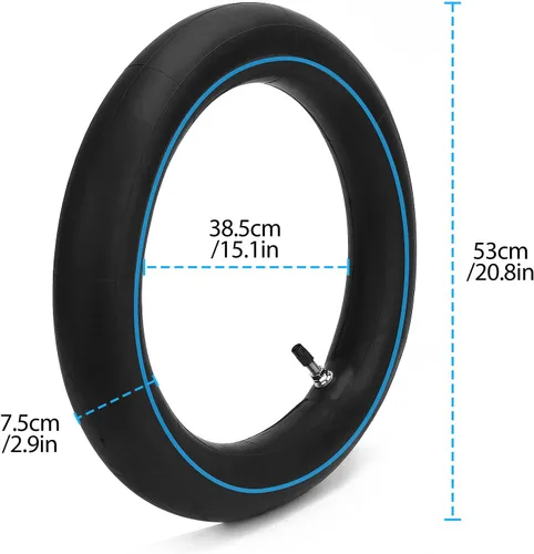 Miniatura 2 de Tubo Interior de Neumático Resistente 90/100-14 para Motocicleta Pit Dirt Bike 3.00/3.50/4.10-14 Vástago TR4
