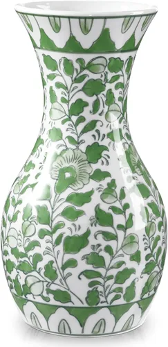 Miniatura 11 de Pequeño Jarrón Azul y Blanco, Pack de 2, Jarrón de Brotes de 6 Pulgadas de Cerámica, Jarrones Retro Chinoiserie para Decoración de Flores Frescas