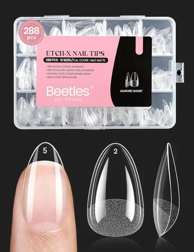Miniatura 28 de beetles Gel Polish Kit de pegamento para uñas acrílicas, cepillo 5 en 1 súper fuerte, pegamento de gel y esmalte, requiere lámpara LED, regalo