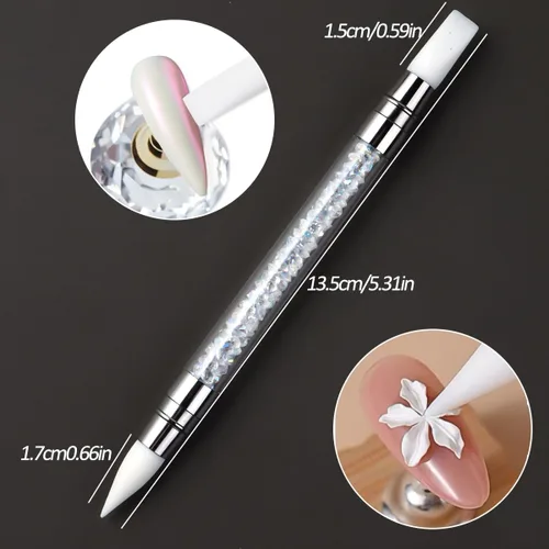Miniatura 9 de 10 colores de sirena perla cromada polvo de uñas, polvo iridiscente Aurora efecto espejo metálico pigmento perlado arte uñas brillo polvo kit