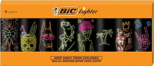 Miniatura 12 de BIC Maxi encendedor de bolsillo, edición especial, colección Bob Marley, varios diseños únicos de encendedores, paquete de 8 encendedores
