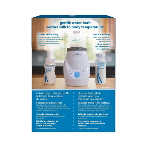 Miniatura 8 de Dr. Brown's Natural Flow MilkSPA - Calentador de leche materna y biberones con almacenamiento y recolección de leche materna, 4 onzas (paquete de 4)