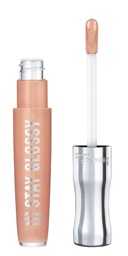 Miniatura 12 de Rimmel Stay Glossy Brillo de labios - Fórmula ligera y no pegajosa para color y brillo de labios - 130 Blushing Belgraves,.18oz Belgraves sonrojados
