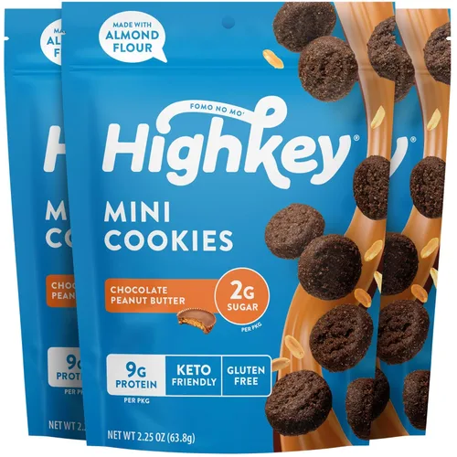 Miniatura 21 de HighKey Muffins de plátano bajos en azúcar, bocadillos keto bajos en carbohidratos de 2 onzas, paquete de 3, mini magdalenas sin gluten con fibra