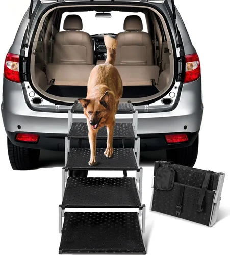 Rampas para perros grandes – Escalones portátiles para perros para automóviles y SUV, camiones, escaleras ligeras antideslizantes para perros que