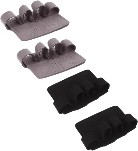 Cabilock 2 Pairs Non-Slip Wear-Resistant Weight Lifting Gloves with Palm Protection for Men and Women Pull Up Grips for Fitness Gym Biking Hiking