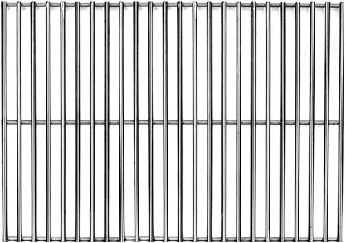S5421A - Rejillas de cocina de acero inoxidable de 16 3/8 x 21 1/2 pulgadas para parrilla Charbroil 463722313, Charbroil 463722314, Charbroil