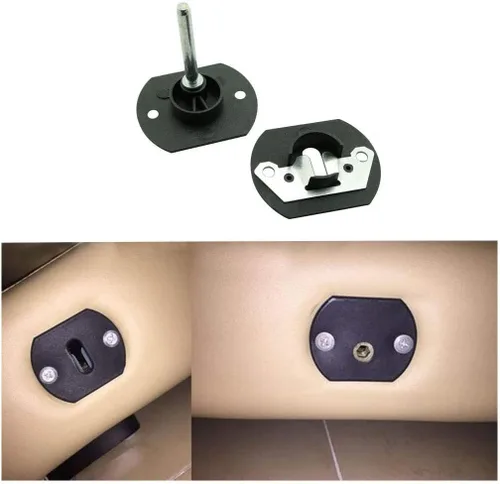 Miniatura 5 de RLECS Conector seccional de sofá 4sets sofá seccional muebles conector pin permanece hebilla estilo muebles conector