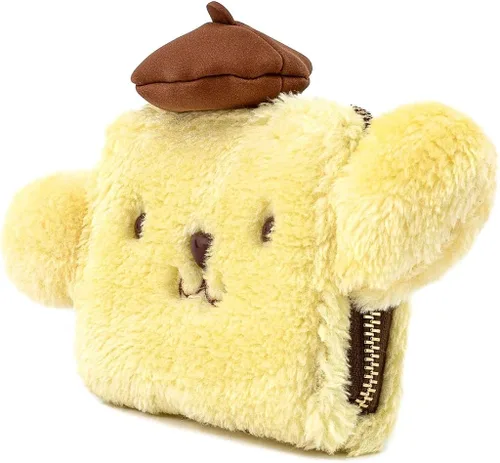 Miniatura 2 de Loungefly Sanrio Pompompurin - Cartera triple de felpa para cosplay Multi