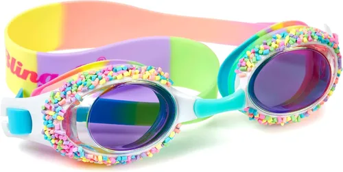 Bling2o - Gafas de natación de silicona para niños pequeños