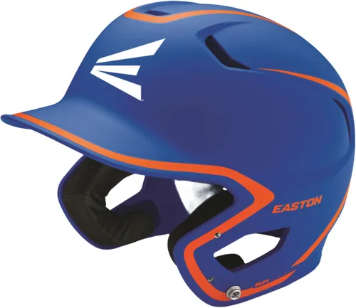 Miniatura 6 de Easton Z5 2.0 - Casco de bateo de béisbol Incluye protector de mandíbula reversible Negro
