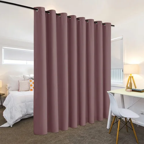 Miniatura 281 de RYB HOME - Cortinas extralargas de privacidad, para bloquear luz, de techo a suelo, para comedor, oficina, sala de estar, cine en casa, patio, 8.3