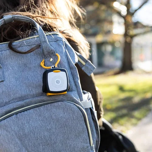 Miniatura 7 de Yogasleep - Chupete de bolsillo para bebé, máquina de ruido blanco, 6 sonidos relajantes y temporizador para un mejor sueño, incluye ruido marrón