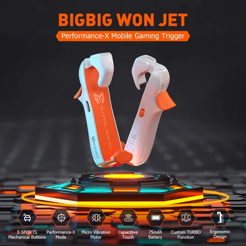 Miniatura 2 de BIGBIG WON Mobile Gaming Triggers, Mobile Game Controllers Plug and Play for iOS and Android Phone 4.7-6.5 inches Game Trigger for PUBG/Fortnite/COD