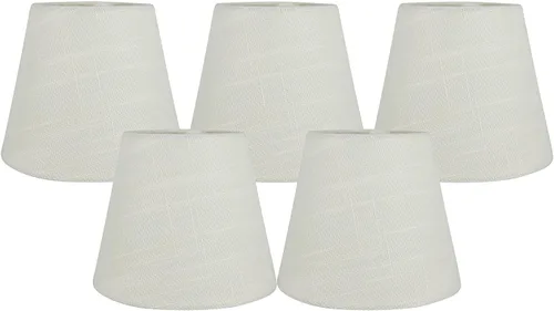 Miniatura 5 de Pantallas de lámpara de araña, 4 pulgadas por 6 pulgadas por 5 pulgadas, con clip (juego de 2, grafito)