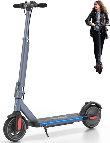 Miniatura 13 de Caroma Electric Scooter Adults, 350W/500W Motor, Top Speed 20/25 Mph & 30 Miles Range, 8.5" Solid Tires, Cruise Control E Scooter for Adults Negro