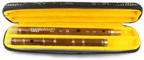 Miniatura 6 de C Key Dizi - Flauta de bambú amargo para principiantes con membrana gratis, pegamento y protector Set de instrumento chino tradicional
