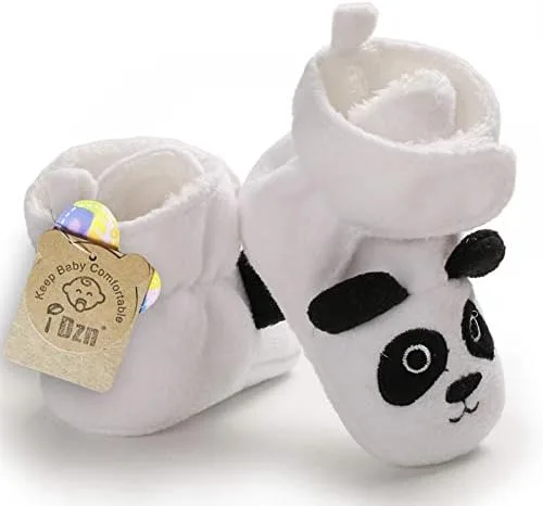 Miniatura 5 de Botas de forro polar para bebés y niñas, diseño de oveja, diseño de elefante, zorro, pato, panda, oveja, zapatos para recién nacidos, calzado