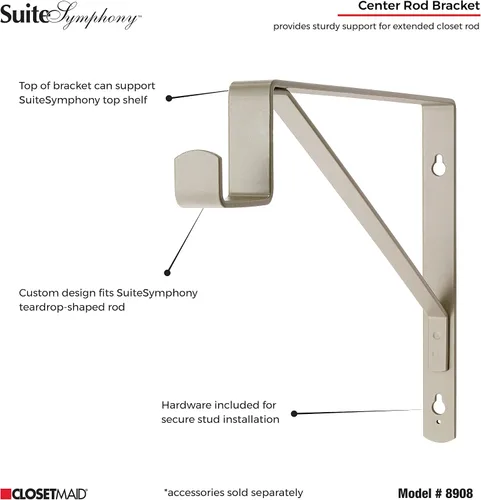 Miniatura 7 de Cubículo ClosetMaid SuiteSymphony de 25 x 6 pulgadas