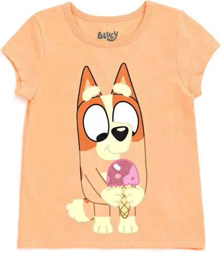 Miniatura 5 de Bluey Paquete de 4 camisetas para niñas de niños pequeños a niños pequeños
