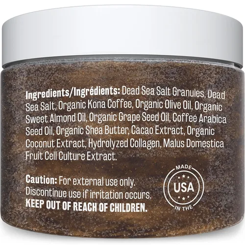 Miniatura 2 de Exfoliante de café arábica para manos, pies y cuerpo, exfoliante con colágeno y células madre, limpiador facial para celulitis, líneas finas