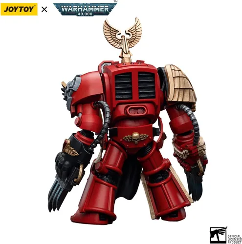 Miniatura 2 de Joytoy 1/18 Figura de acción Warhammer 40k Mecha 5.3 pulgadas de alto modelo de juguete ángeles de sangre terminadores de asalto Sargento Santoro