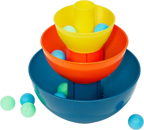 Miniatura 2 de Little Kids Ballz'n El juego de disparos de trucos de pelota de pong de ritmo rápido para adultos Tipsy y familia, diversión nocturna en el suelo