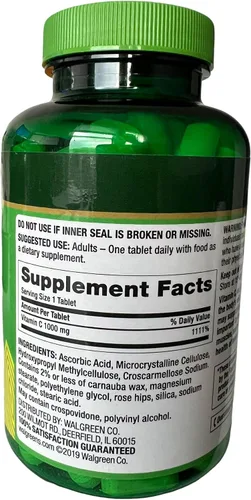 Miniatura 2 de Vitamina C con Rose HIPS 1000 mg, 200 tabletas de Finest Nutrition