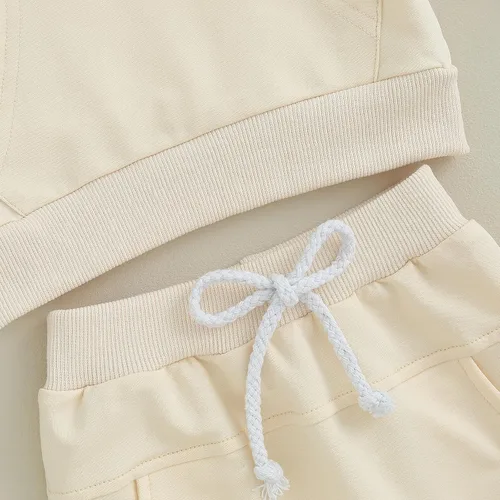 Miniatura 5 de Conjunto de ropa deportiva de manga larga con cuello redondo y pantalones para bebé niño