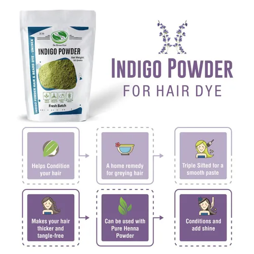 Miniatura 5 de 7.05 oz de INDIGO POLVO para Tinte/Color - The Henna Guys