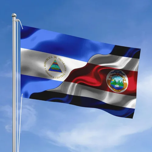 Miniatura 14 de Banderas de Honduras y República Dominicana para exteriores de 3 x 5 pies, tres capas de tela para coser a doble cara, impresión de 3 x 5 pies